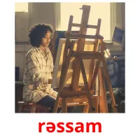 rəssam picture flashcards