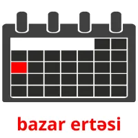 bazar ertəsi cartões com imagens