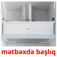 mətbəxdə başlıq ansichtkaarten