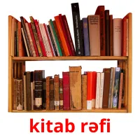 kitab rəfi picture flashcards