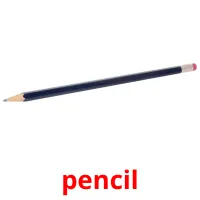 pencil cartões com imagens