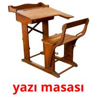 yazı masası cartões com imagens