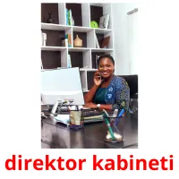 direktor kabineti flashcards illustrate