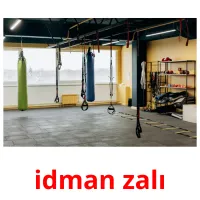 idman zalı flashcards illustrate