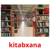 kitabxana flashcards illustrate