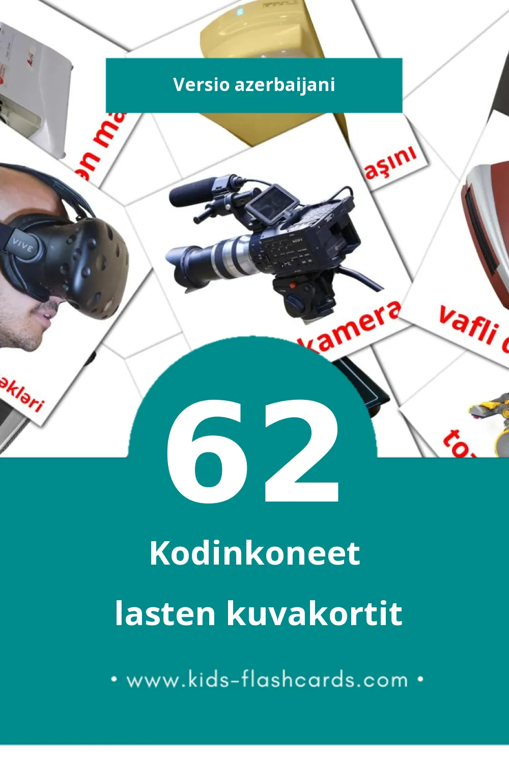 məişət texnikası lasten kuvakortit pikkulapsille (62 korttia Azerbaijaniksi)