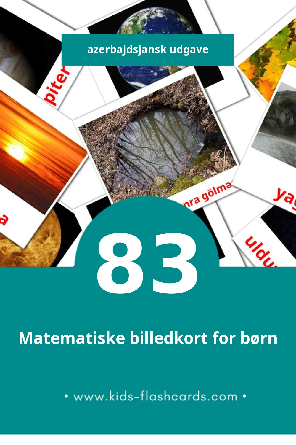 Visuelle billedkort for børn om Русский til småbørn (83 kort på Azerbajdsjansk)