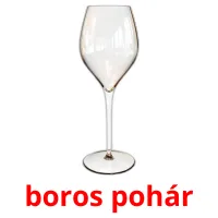 boros pohár picture flashcards