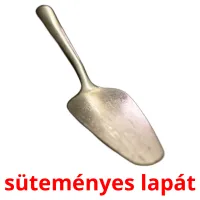 süteményes lapát picture flashcards