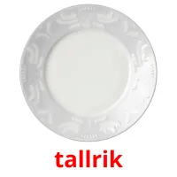 tallrik picture flashcards