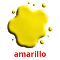 amarillo Tarjetas didacticas