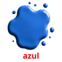 azul Tarjetas didacticas