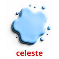 celeste Tarjetas didacticas