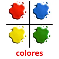 colores Tarjetas didacticas