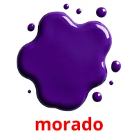 morado Tarjetas didacticas