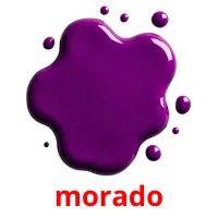 morado Tarjetas didacticas