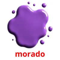 morado Tarjetas didacticas