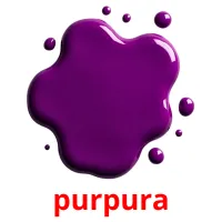 purpura cartões com imagens