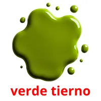 verde tierno cartões com imagens
