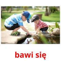 bawi się picture flashcards