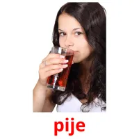 pije picture flashcards