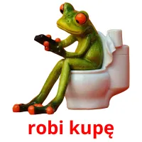 robi kupę picture flashcards