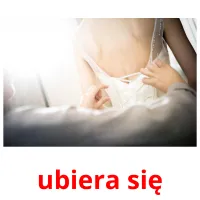 ubiera się picture flashcards