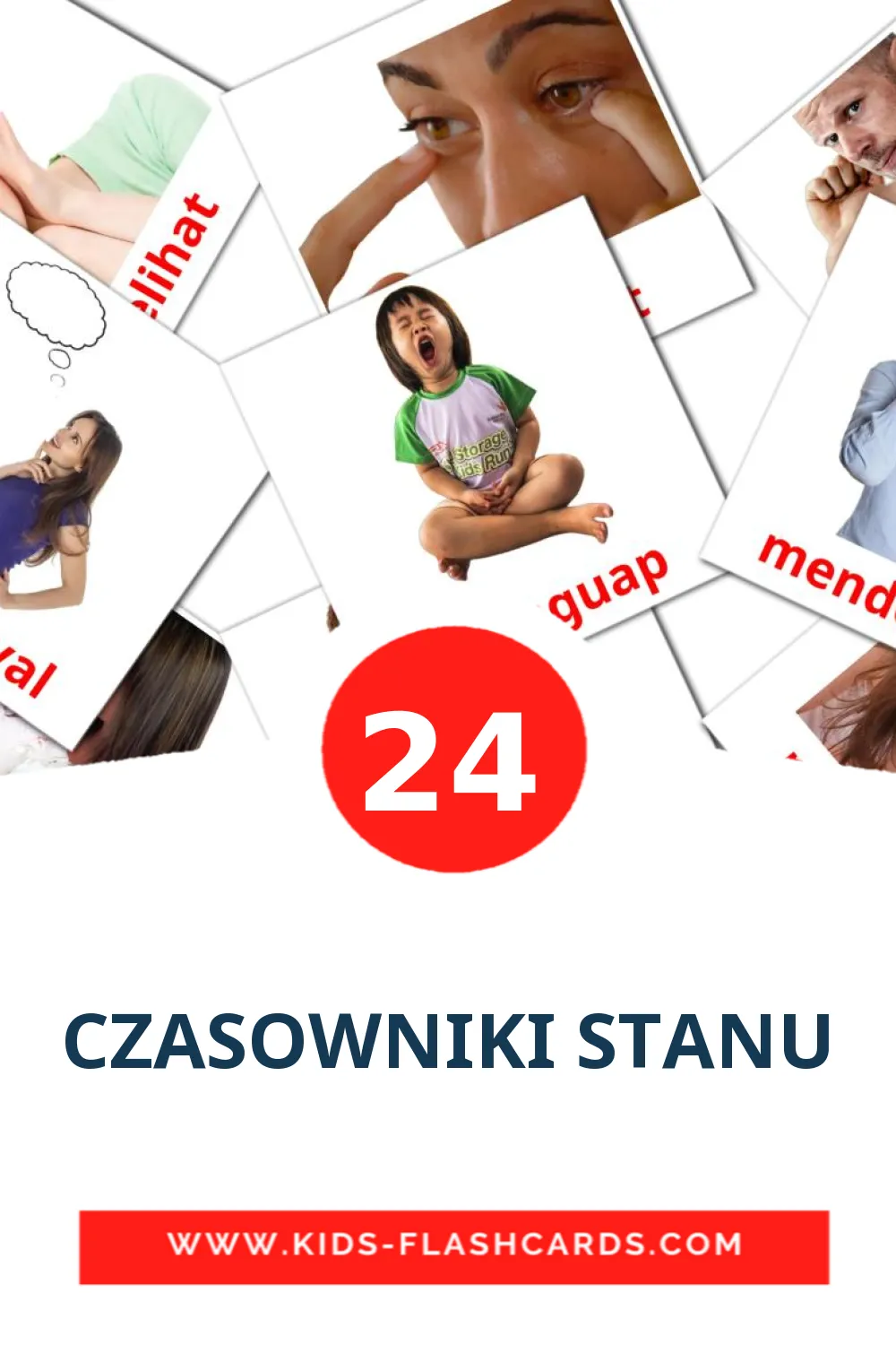24 Cartões com Imagens de CZASOWNIKI STANU para Jardim de Infância em bashkir