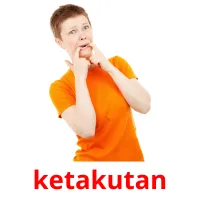 ketakutan cartões com imagens