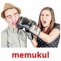 memukul cartões com imagens