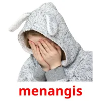menangis cartões com imagens