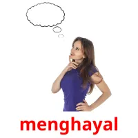 menghayal cartões com imagens