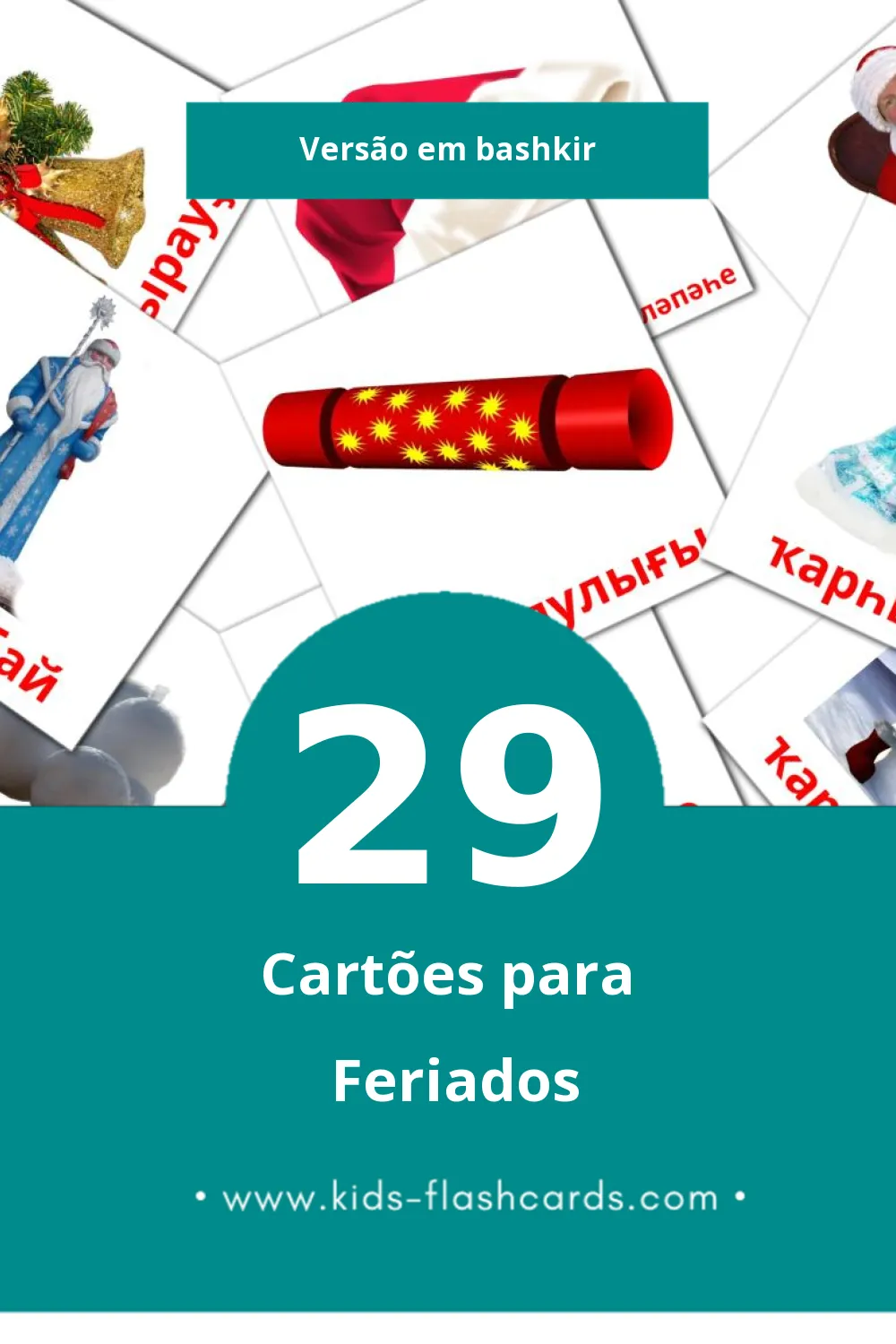 Flashcards de Байрамдар Visuais para Toddlers (29 cartões em Bashkir)