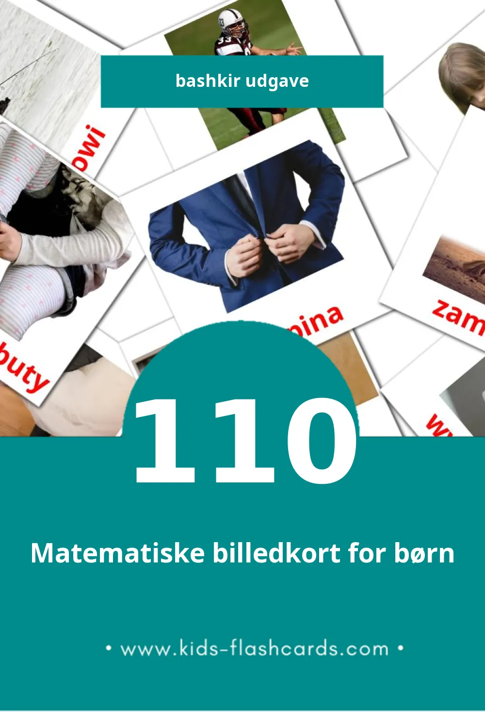 Visual በላ Bildkarten für Kleinkinder (110 Karten in Bashkir)