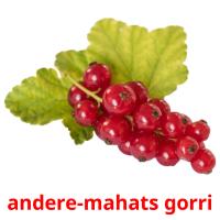 andere-mahats gorri picture flashcards