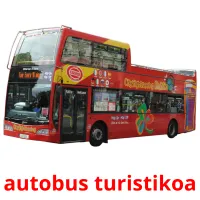 autobus turistikoa picture flashcards