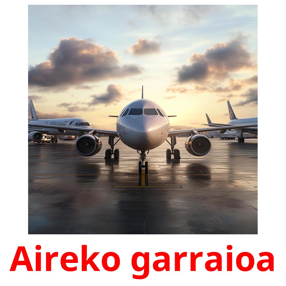 Aireko garraioa picture flashcards