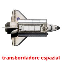 transbordadore espazial flashcards illustrate
