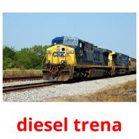 diesel trena Tarjetas didacticas