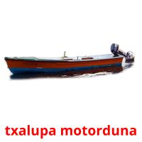 txalupa motorduna flashcards illustrate