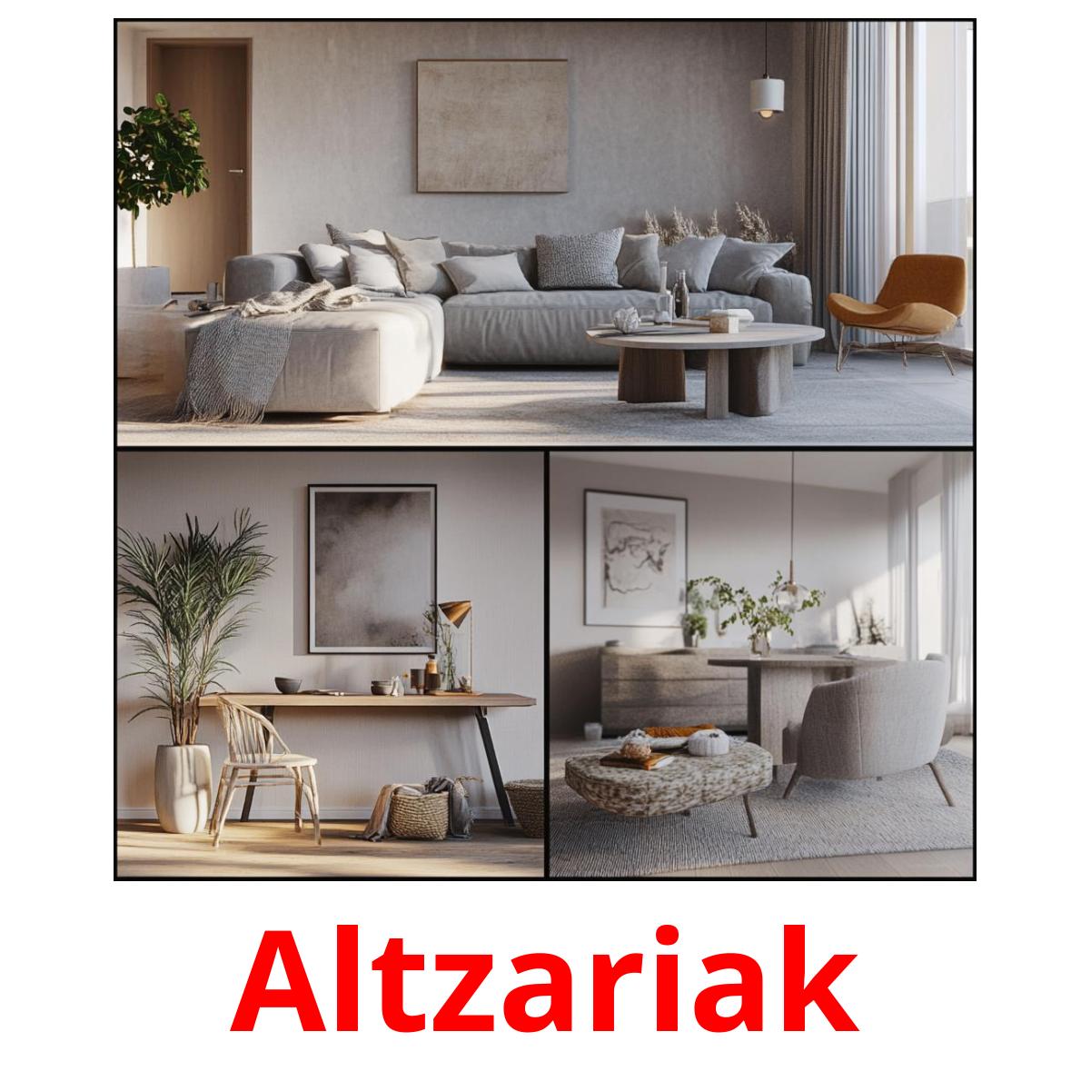 Altzariak picture flashcards