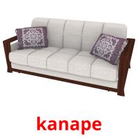 kanape picture flashcards
