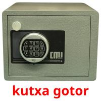 kutxa gotor picture flashcards