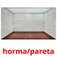 horma/pareta cartões com imagens