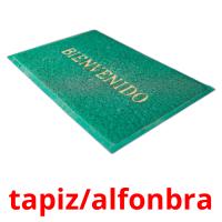 tapiz/alfonbra Bildkarteikarten