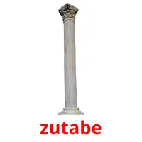 zutabe cartões com imagens