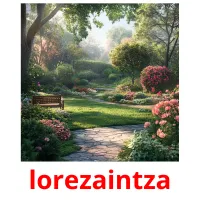 lorezaintza picture flashcards