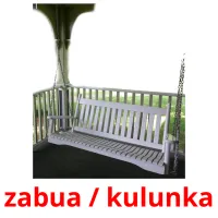 zabua / kulunka picture flashcards