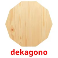dekagono flashcards illustrate