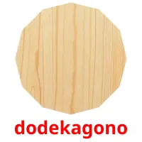 dodekagono flashcards illustrate